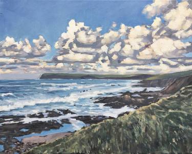 Original Impressionism Seascape Paintings by Louise Gillard