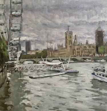 Original Cities Paintings by Louise Gillard