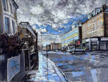 Original Impressionism Cities Drawings by Louise Gillard