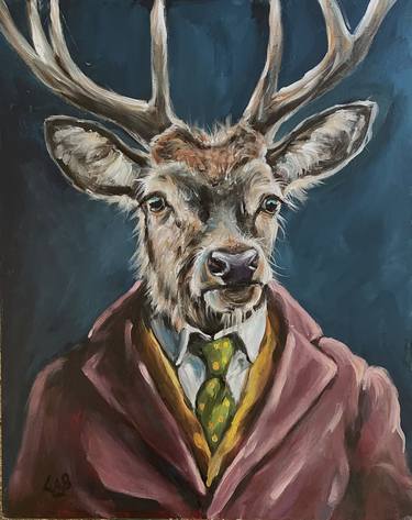 Original Realism Animal Paintings by Louise Brown