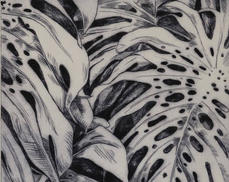 Original Contemporary Botanic Printmaking by Liz Gartz