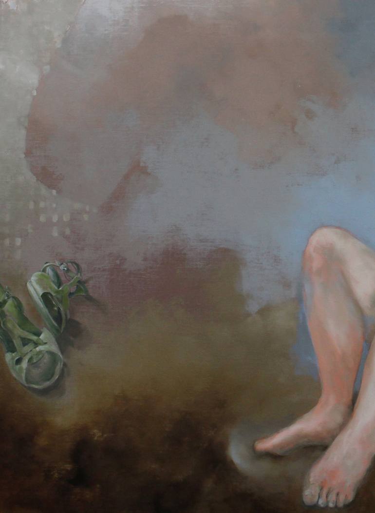 Original Symbolism Women Painting by Liz Gartz