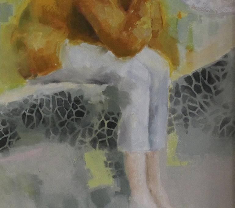 Original Abstract Women Painting by Liz Gartz
