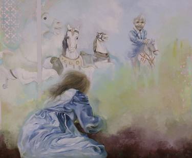 Original Figurative Fantasy Paintings by Liz Gartz