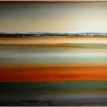 Sea Sunset 24x48 Original by Artist of the year nominee Tom Gress by Thomas j Gress sr