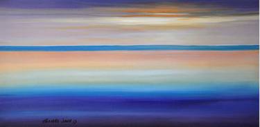 24x48x2 Seascape original painting ready to hang thumb