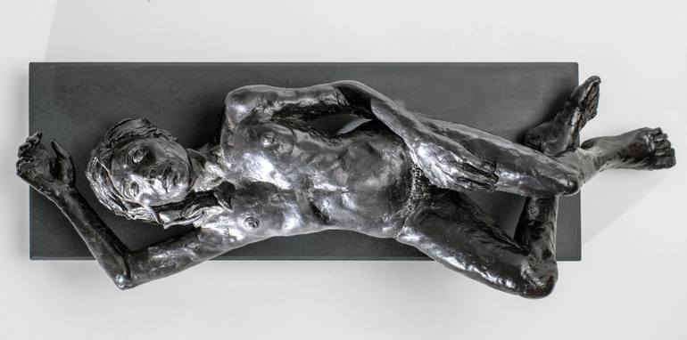 Original Figurative Nude Sculpture by Teresa Wells