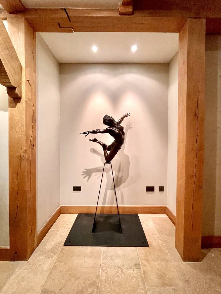 Original Figurative Nude Sculpture by Teresa Wells