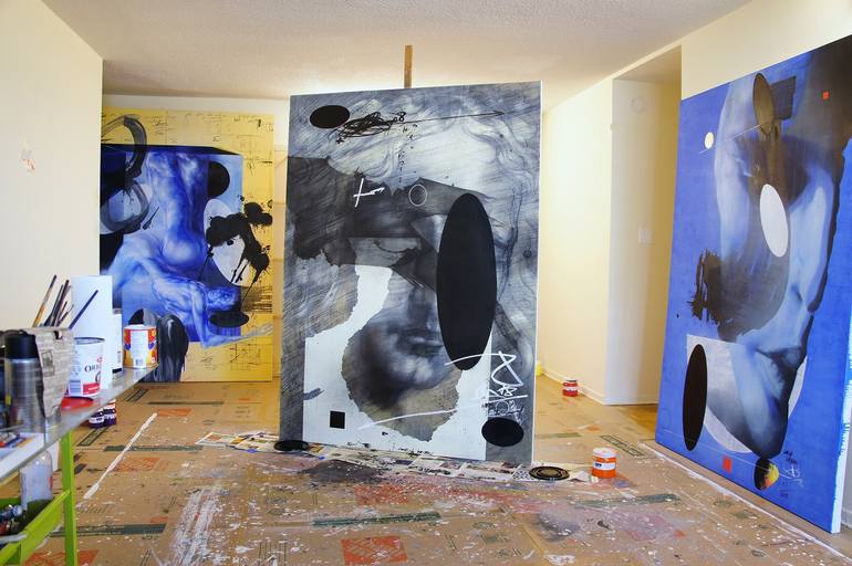 Original Conceptual People Painting by Christo Kasabov
