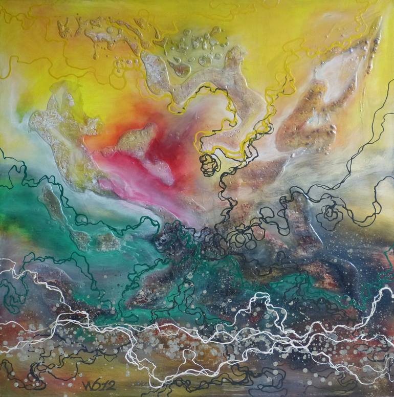 evening atmosphere Painting by Dietrich Weisenborn | Saatchi Art Japan
