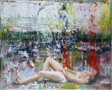 Original Abstract Erotic Paintings by Dietrich Weisenborn