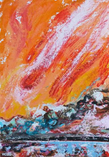 Original Abstract Expressionism Nature Paintings by Dietrich Weisenborn