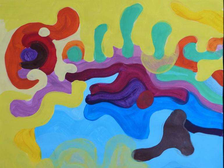 crazy carpet Painting by Dietrich Weisenborn Saatchi Art