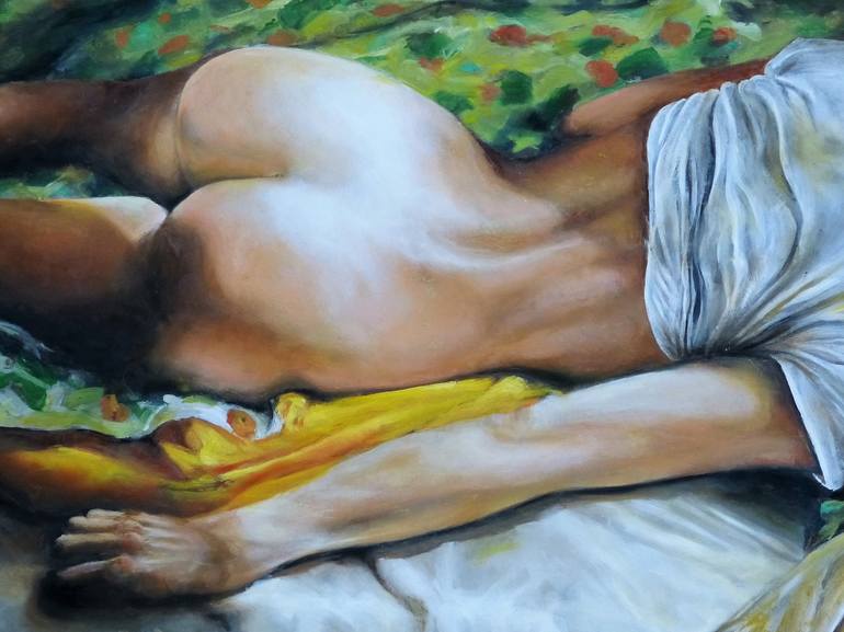 Original Erotic Painting by Dietrich Weisenborn