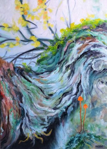 Original Expressionism Nature Paintings by Dietrich Weisenborn