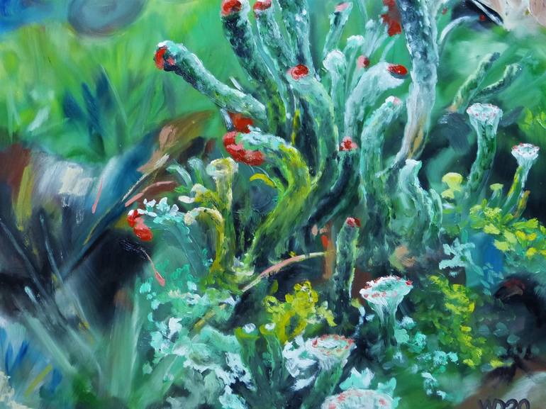 Original Documentary Nature Painting by Dietrich Weisenborn