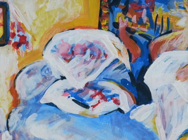 Original Art Deco Home Painting by Dietrich Weisenborn