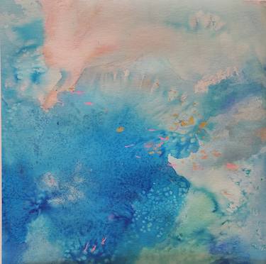 Original Abstract Seascape Paintings by Beatrice May