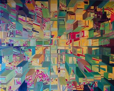 Original Technology Paintings by Catherine Moryc