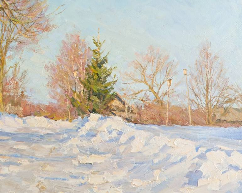 Original Realism Landscape Painting by Igor Barkhatkov