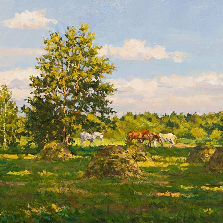 Original Realism Landscape Painting by Igor Barkhatkov