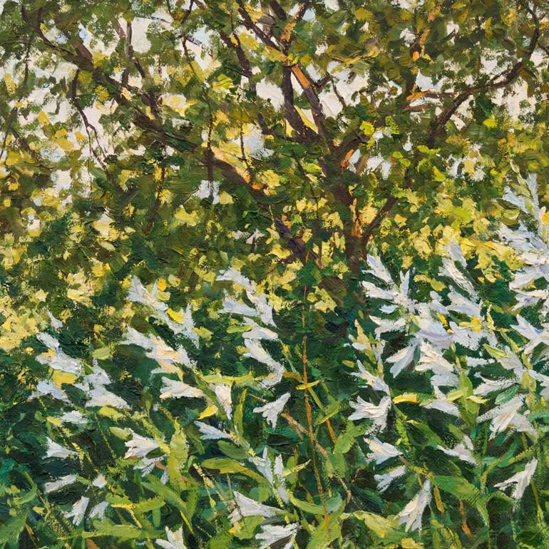 Bellflowers Painting by Igor Barkhatkov | Saatchi Art