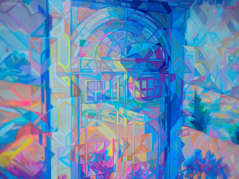 Original Abstract Landscape Painting by Anna Linberger