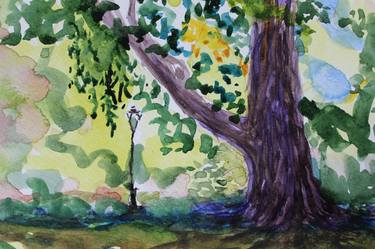 Original Figurative Tree Paintings by Vladimir Ginzburg