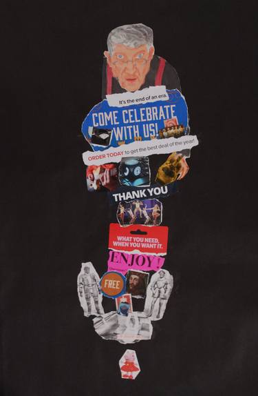Original Conceptual Classical Mythology Collage by Vladimir Ginzburg