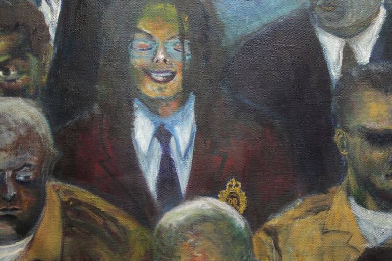 Original Expressionism Celebrity Painting by Vladimir Ginzburg