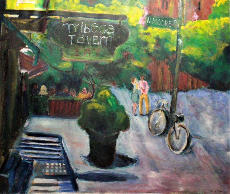Original  Painting by vladimir ginzburg