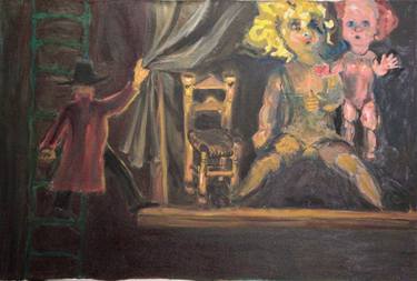 Original Expressionism Fantasy Paintings by Vladimir Ginzburg