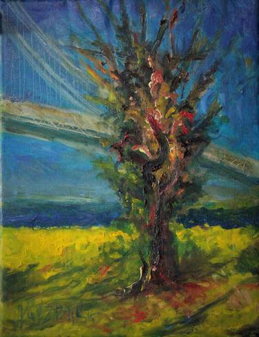 Original Expressionism Landscape Paintings by Vladimir Ginzburg