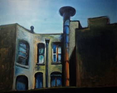 Original Figurative Architecture Paintings by Vladimir Ginzburg