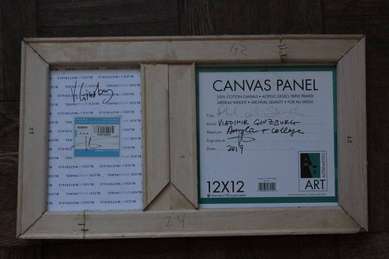 Original Figurative Portrait Collage by Vladimir Ginzburg