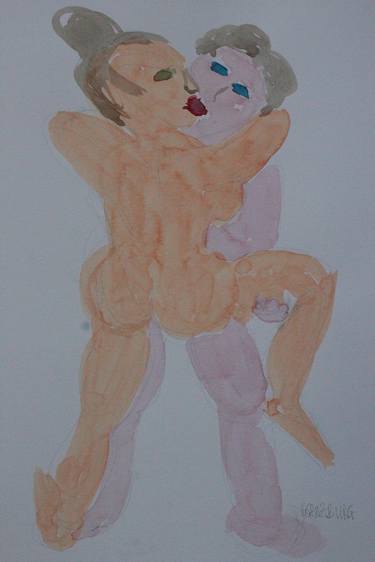 Print of Figurative Erotic Paintings by Vladimir Ginzburg