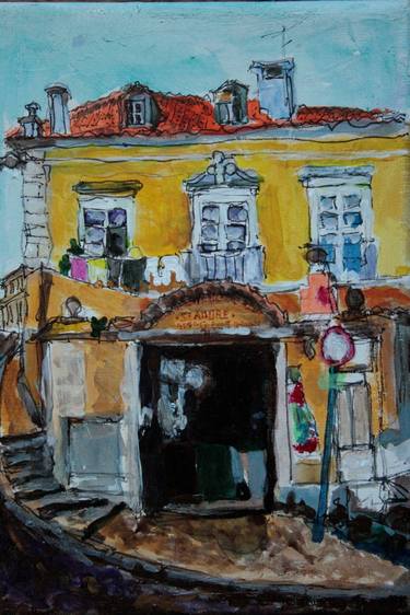 Print of Figurative Travel Paintings by Vladimir Ginzburg