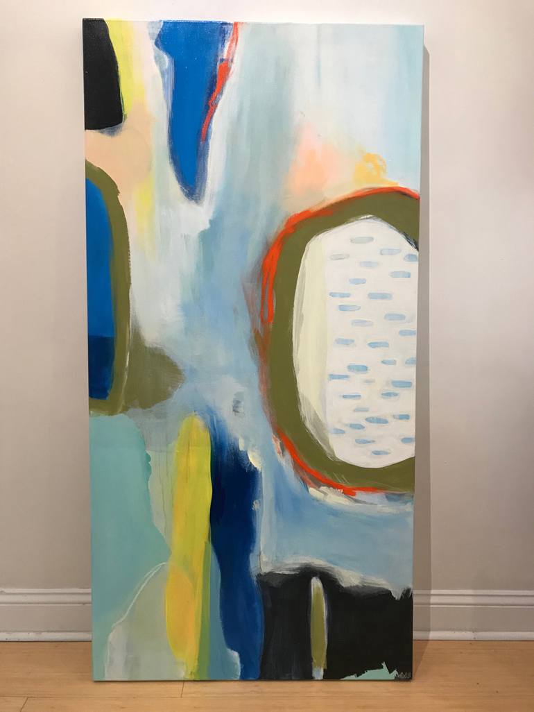Original Modern Abstract Painting by E I Baird