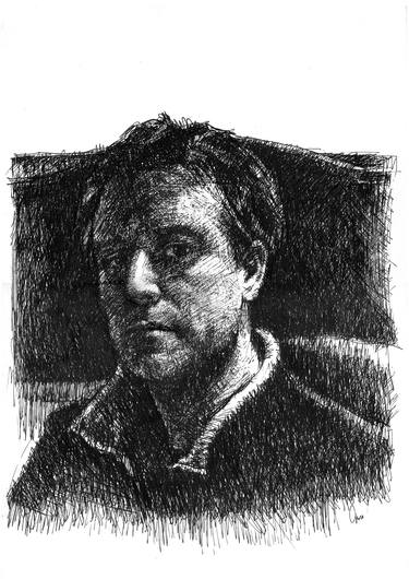 Print of Realism Portrait Drawings by Bertrand Neuman