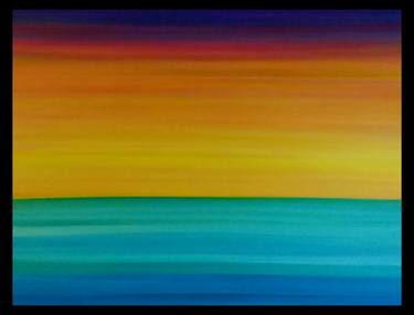 Original Abstract Beach Paintings by Robert Nasatka