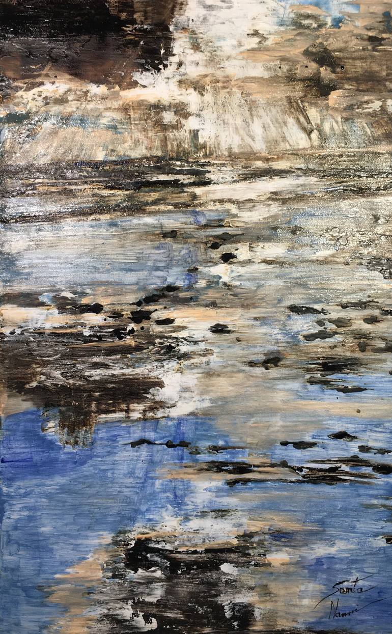 Print of Abstract Expressionism Seascape Paintings by S A R I T A Nanni