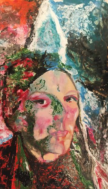 Original Expressionism Portrait Paintings by S A R I T A Nanni