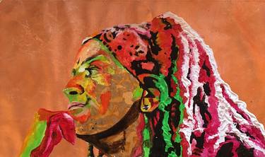Original Contemporary Portrait Painting by S A R I T A Nanni