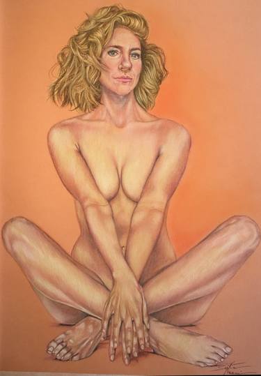 A Woman Nude Portrait - thumb