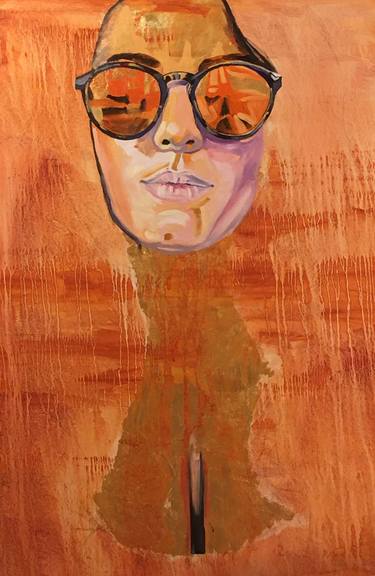 Original Abstract Portrait Paintings by S A R I T A Nanni