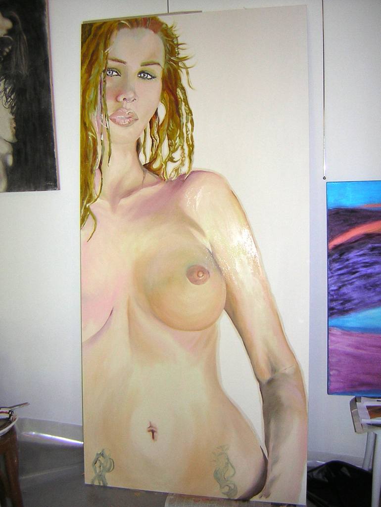 Original Nude Painting by S A R I T A Nanni