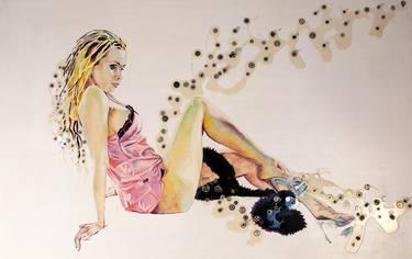 Original Pop Art Women Paintings by S A R I T A Nanni