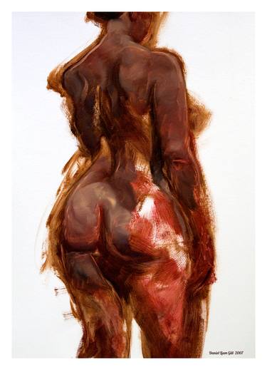 Print of Figurative Nude Paintings by Daniel Liam Gill