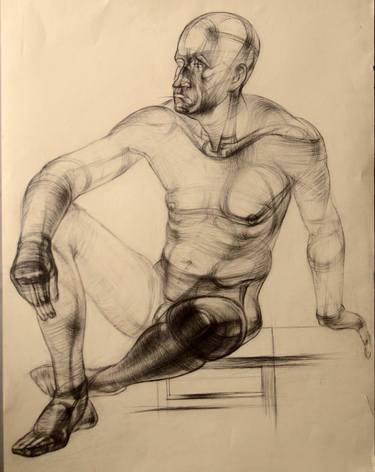 Print of Men Drawings by Maksym Shulha