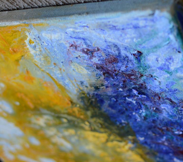 Original Abstract Expressionism Abstract Painting by Maksym Shulha
